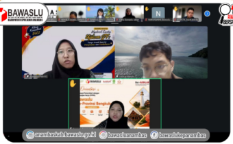 Bawaslu Anambas Ikuti Sosialisasi Daring Petunjuk Teknis Tunjangan Kinerja dari Bawaslu RI