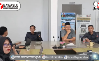 Bawaslu Kepulauan Anambas Ikuti Klinik Penanganan Pelanggaran Pemilu Edisi 5 Secara Daring