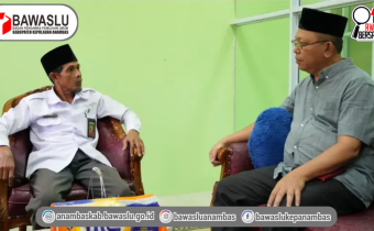 Perkuat Sinergi, Anggota Bawaslu Anambas Novelino Bahas Hak Pilih dan Konsolidasi Demokrasi Bersama KUA Siantan