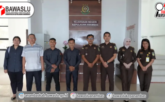 Bawaslu Anambas Kunjungi Kejaksaan Negeri Kepulauan Anambas, Bahas Draf Perjanjian Kerja Sama Kelembagaan