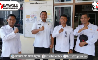 Kawal Hak Pilih Masyarakat, Bawaslu Anambas Sosialisasi Posko Aduan Pemilih di Kelurahan Tarempa