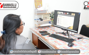 Perkuat Tata Kelola Keuangan dan Kesejahteraan Kerja, Korsek Bawaslu Anambas Ikuti Rapat Rutin Daring Bersama Bawaslu RI