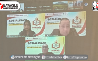 Bawaslu Anambas Ikuti Sosialisasi "Bawaslu Membelajarkan" Volume 2
