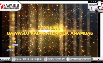 Bawaslu Anambas Raih Tiga Penghargaan Kategori pada Lomba Konten HUT Bawaslu Kab/Kota se-Kepri