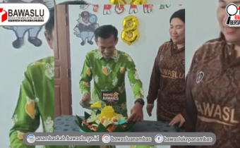 Mengawal Demokrasi dan Menguatkan Pengawasan, Bawaslu Anambas Rayakan Ulang Tahun ke-8 secara Khidmat
