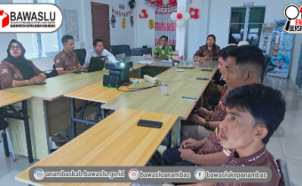 Semarakkan HUT Bawaslu Kab/Kota ke-8, Bawaslu Anambas Ikuti Pengumuman Lomba Konten Bawaslu Kepri