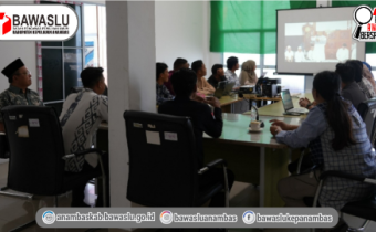 Peringati Maulid Nabi Muhammad SAW, Bawaslu Anambas Gelar Jumat Sehati Diisi Tausiyah