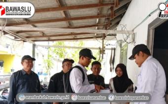 Awasi Coktas di Desa Tarempa Barat, Bawaslu Anambas Pastikan Hak Pilih Warga Terlindungi