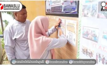 Tingkatkan Literasi Hukum Warga, Bawaslu Anambas Sosialisasi Website JDIH di Desa Tarempa Barat Daya