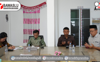 Bawaslu Anambas Gelar Rakor Penyelesaian Sengketa Proses Pemilu di Wilayah Kepulauan