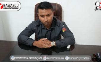 Dokumentasi Bawaslu Kabupaten Kepulauan Anambas saat mengikuti kegiatan rakor persiapan rekapitulasi tingkat Kabupaten/Kota