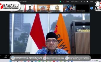 Sekretariat Bawaslu Anambas Ikuti Rapat Daring Bawaslu RI Terkait Pengisian Jabatan Fungsional  